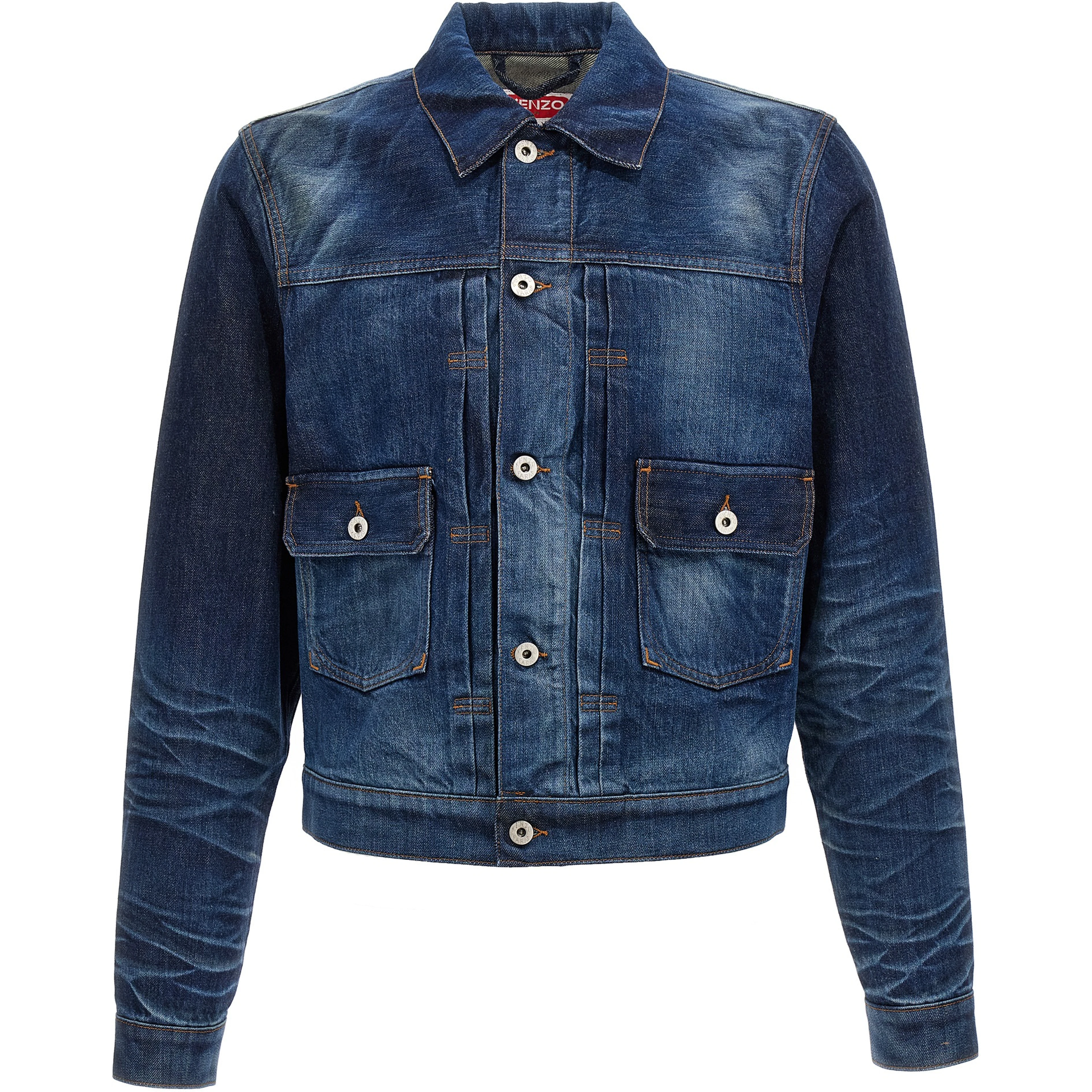 Blue Cotton Denim Jacket