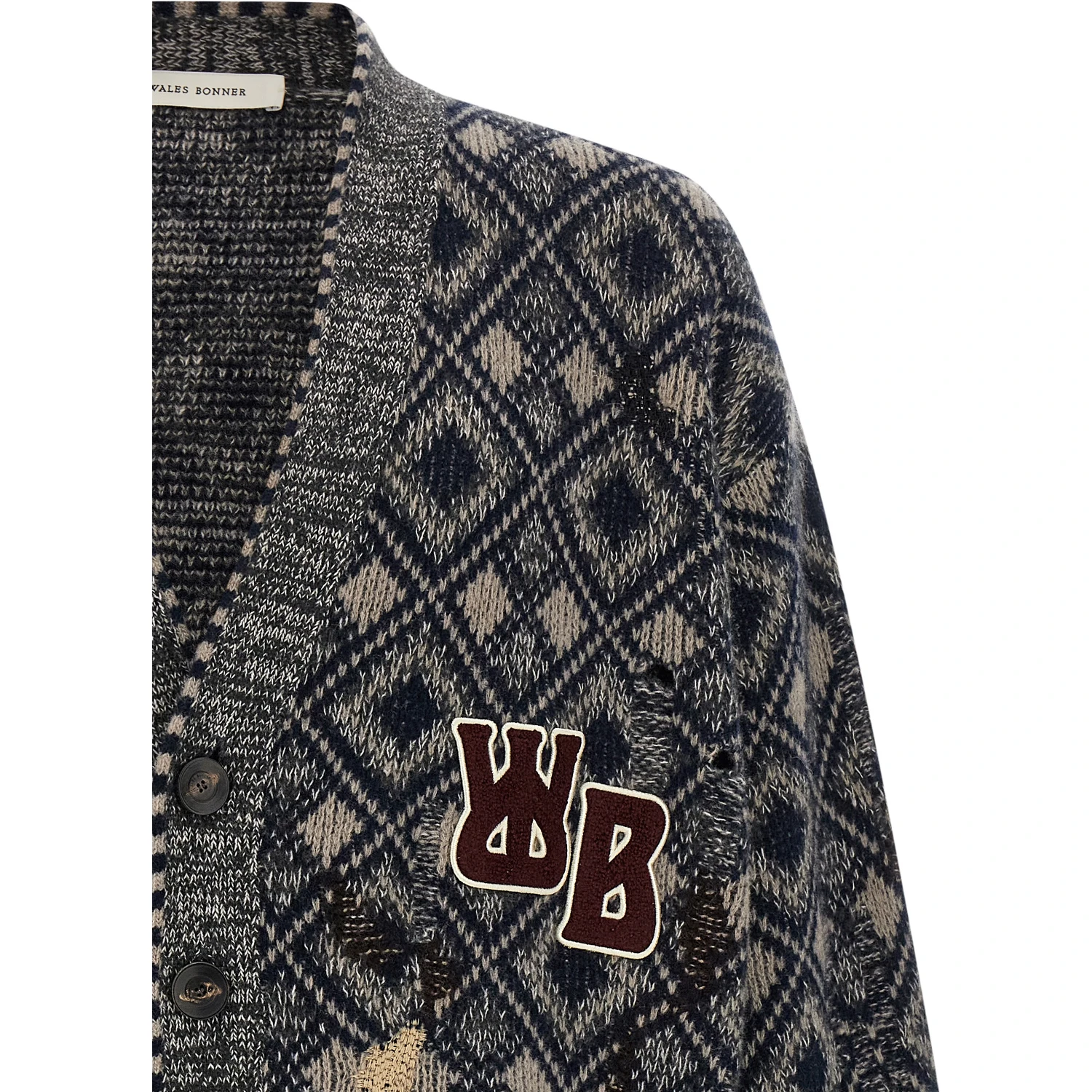 Multicolor Merino Wool Cardigan