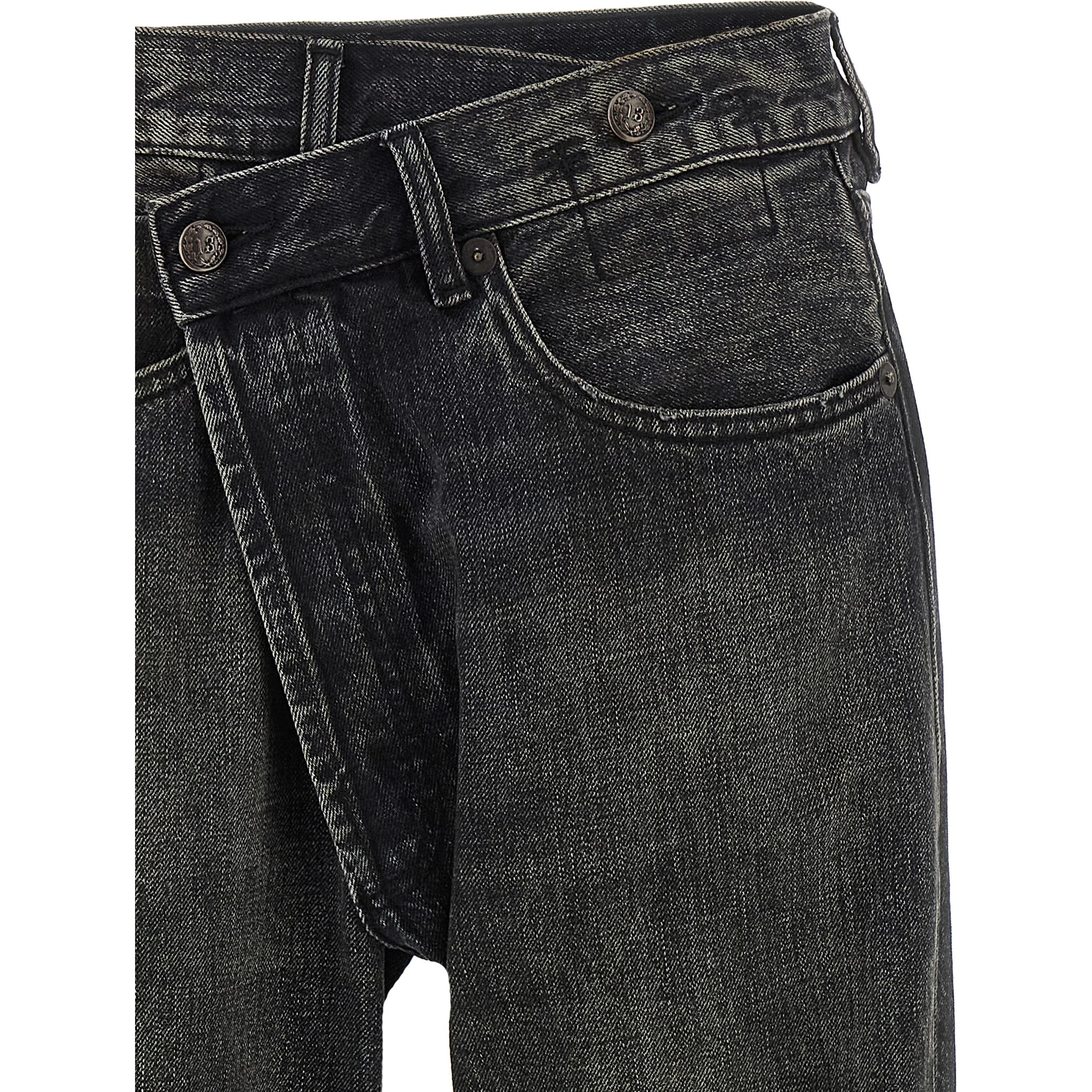 Black Cotton Jeans Denim