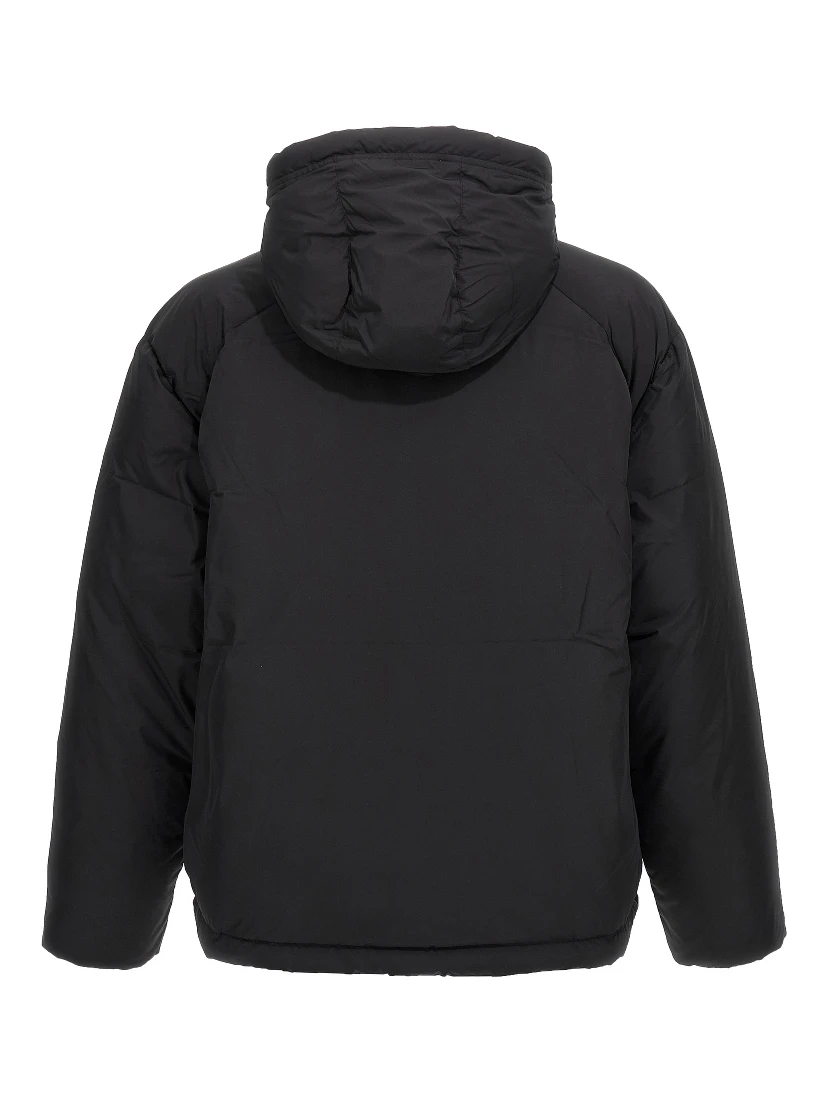 Black Polyester Shell Jacket