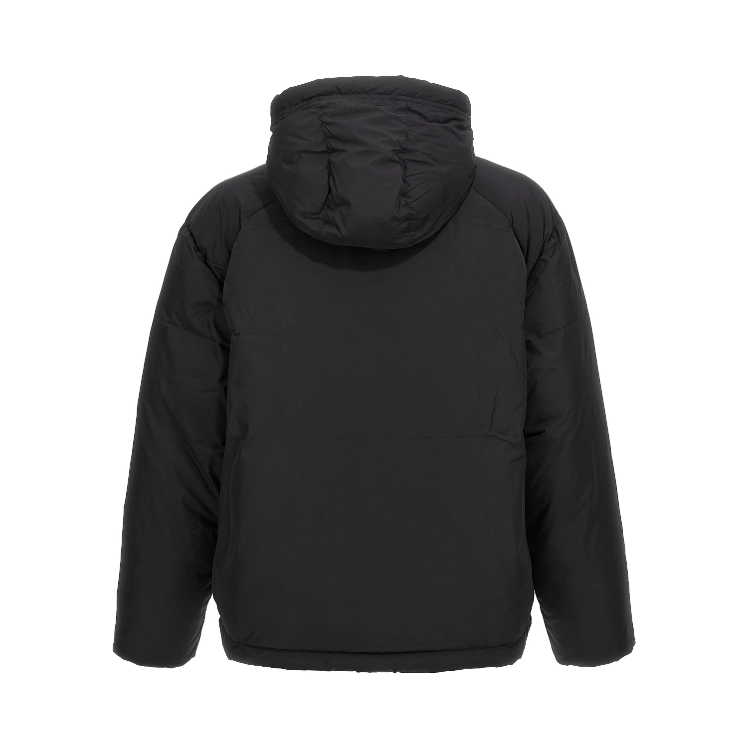 Black Polyester Shell Jacket