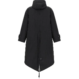 Gray Polyamide Parka