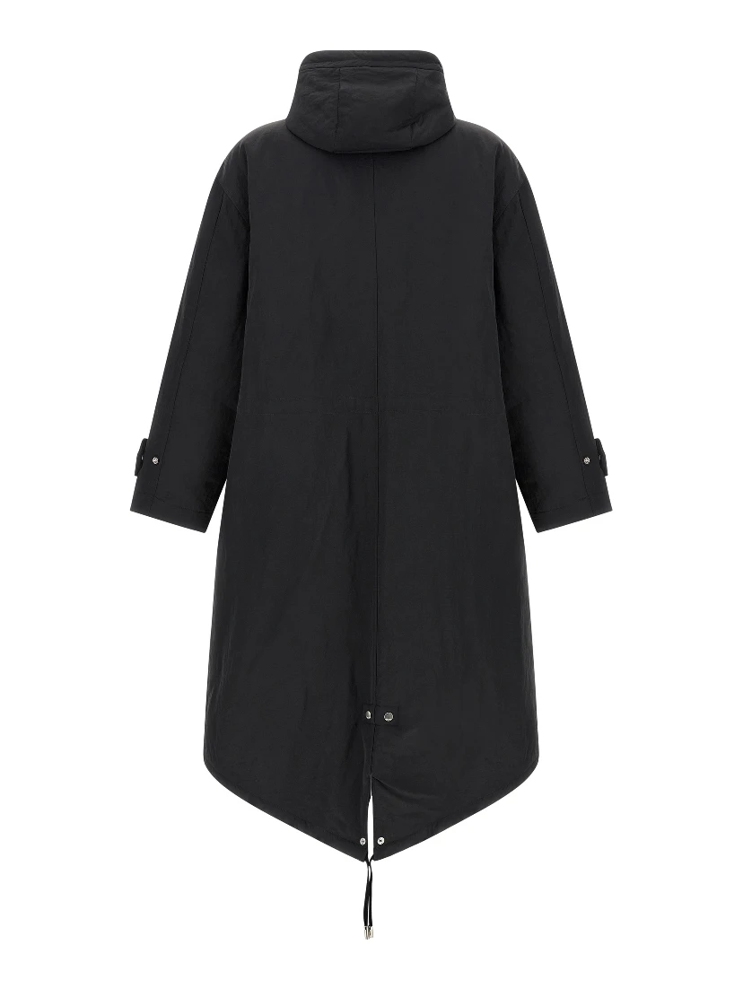 Gray Polyamide Parka