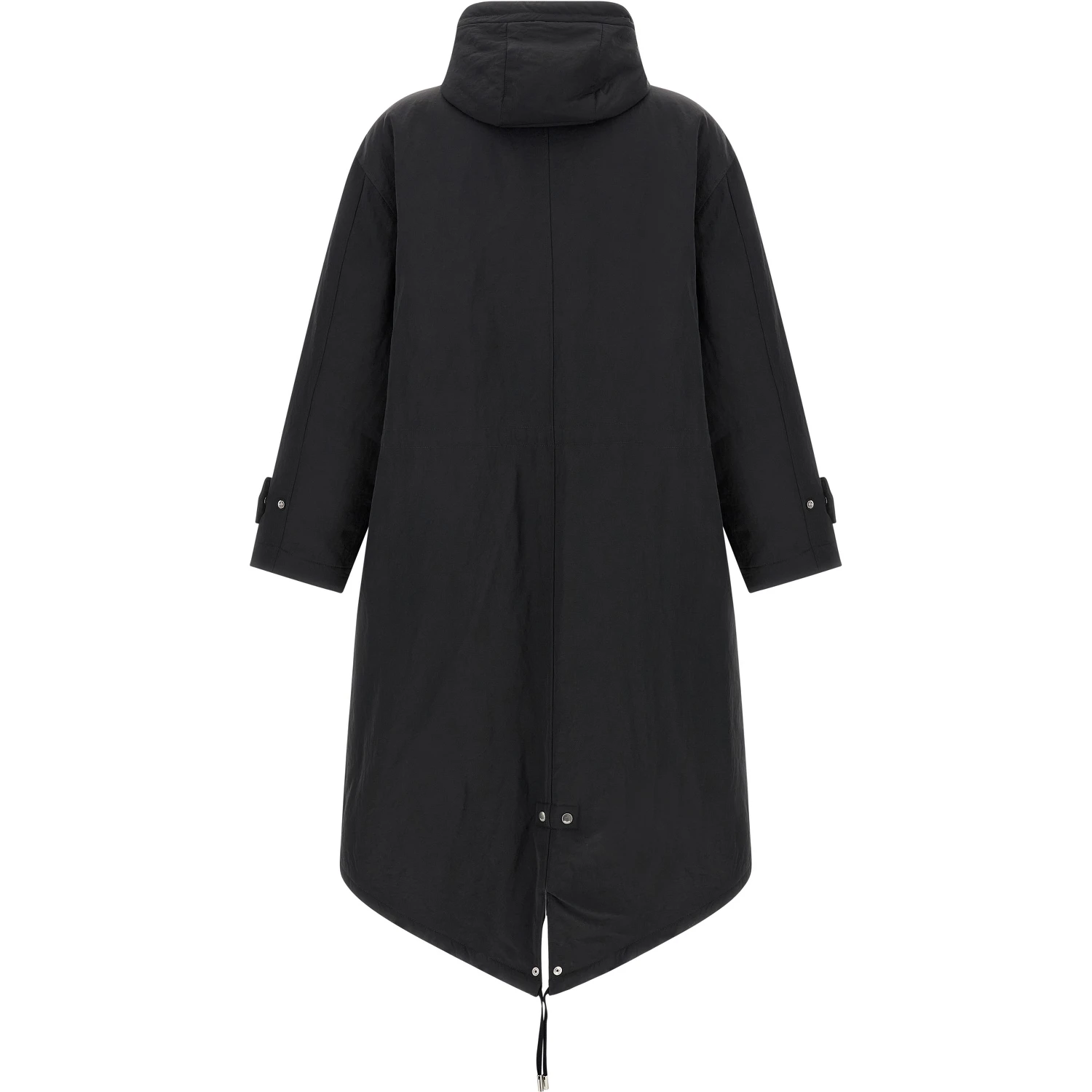 Gray Polyamide Parka