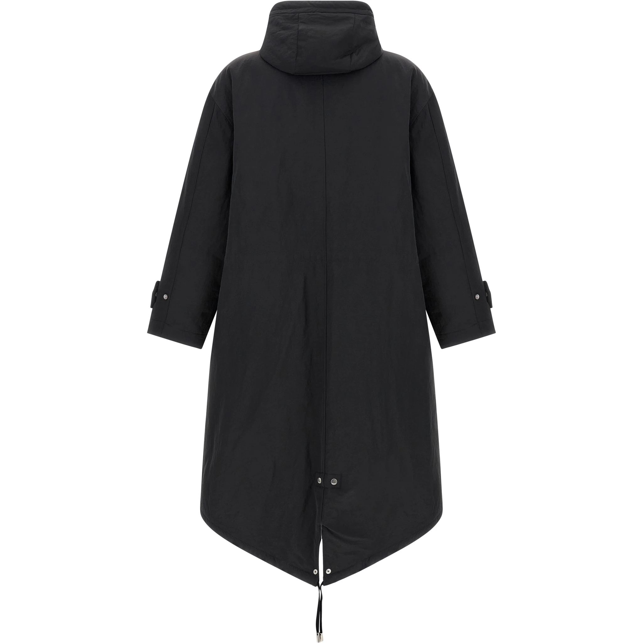 Gray Polyamide Parka