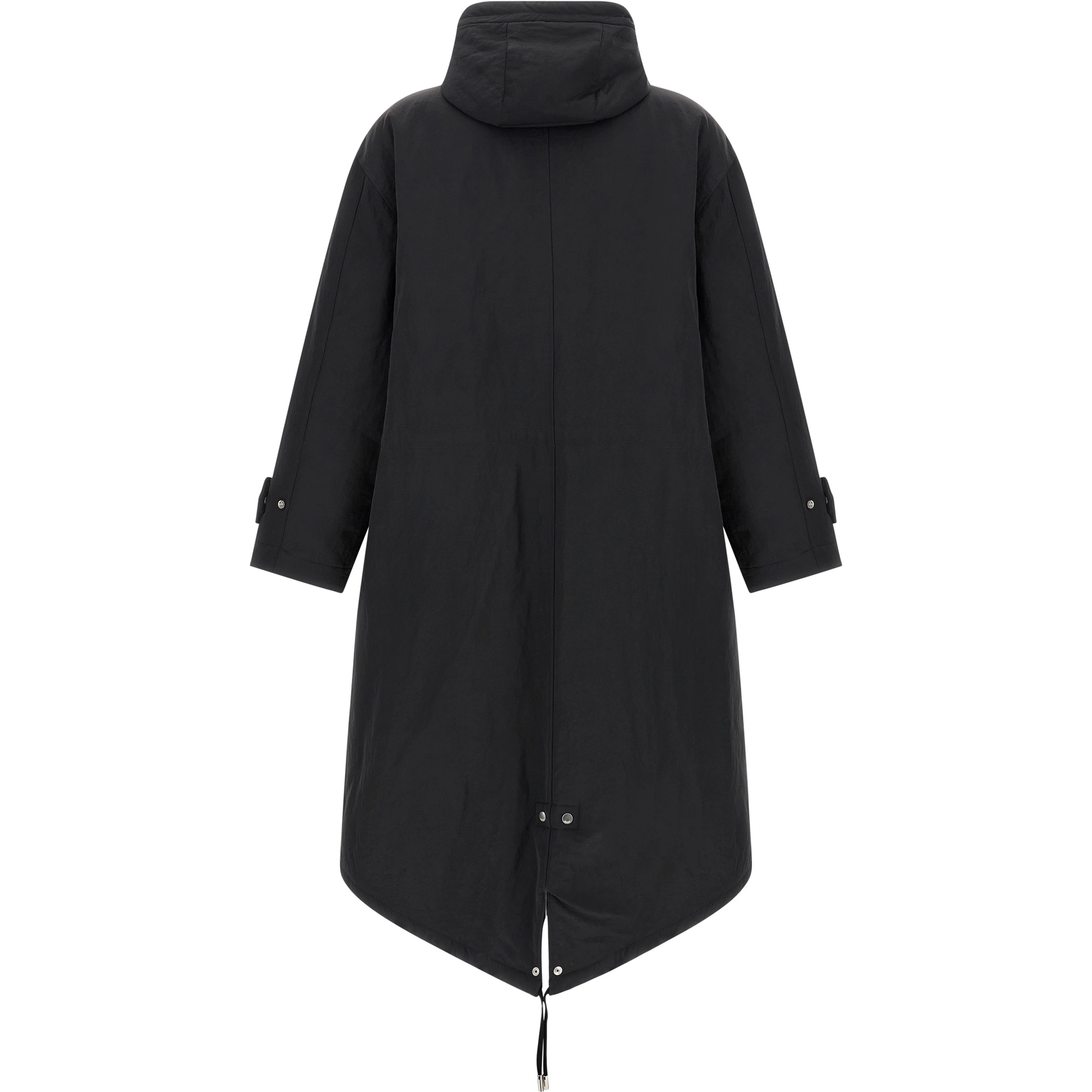 Gray Polyamide Parka