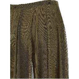 Bicolor Polyamide Mini Skirt