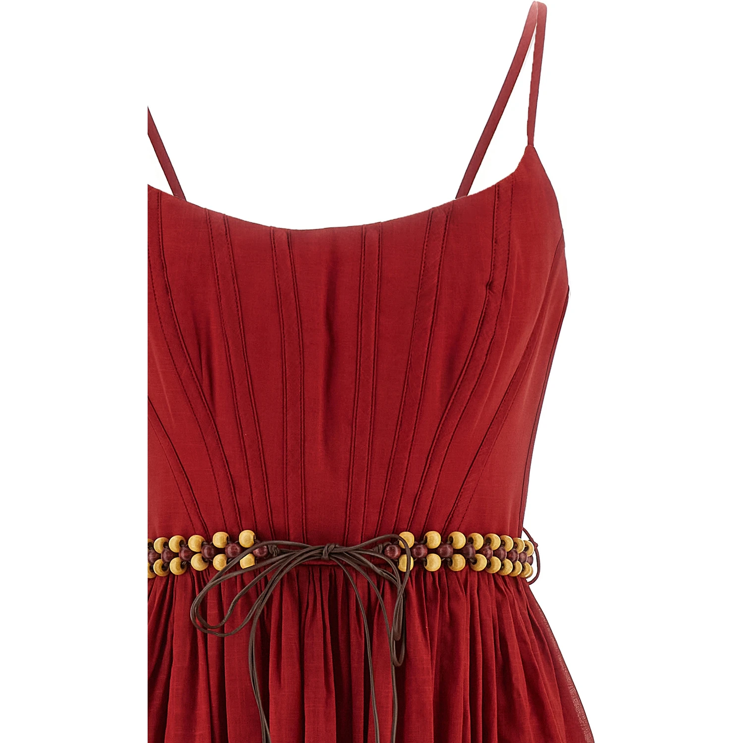 Multicolor Cotton Midi Dress