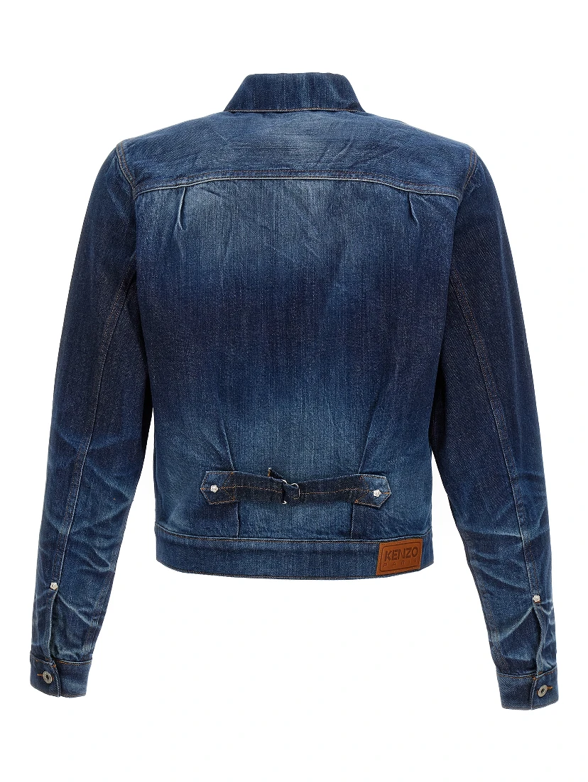 Blue Cotton Denim Jacket