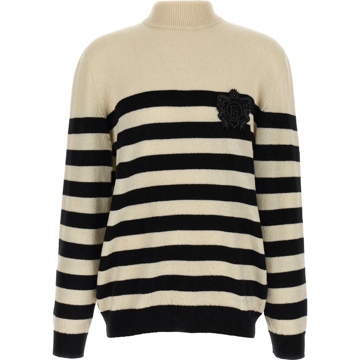Bicolor Wool Cardigan