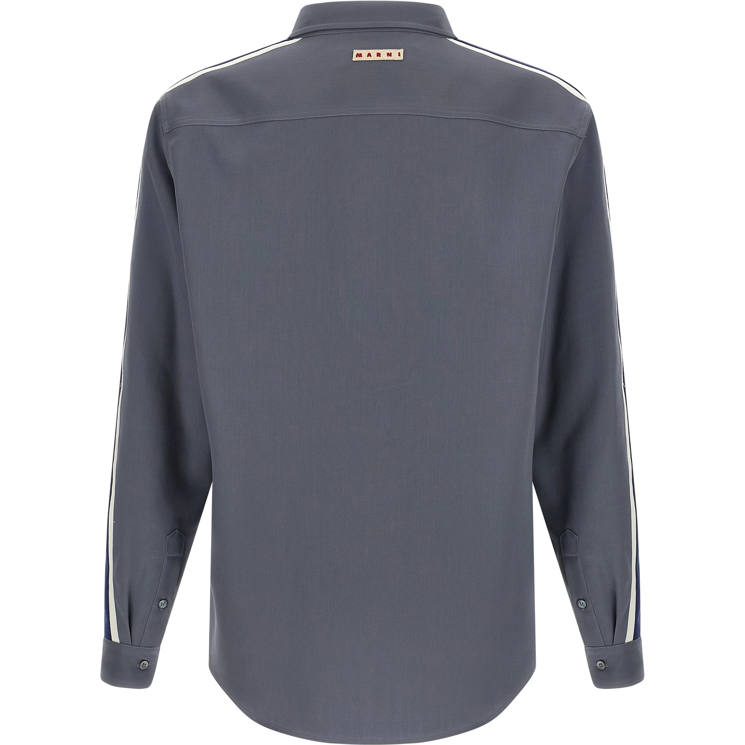 Gray Virgin Wool Blouse