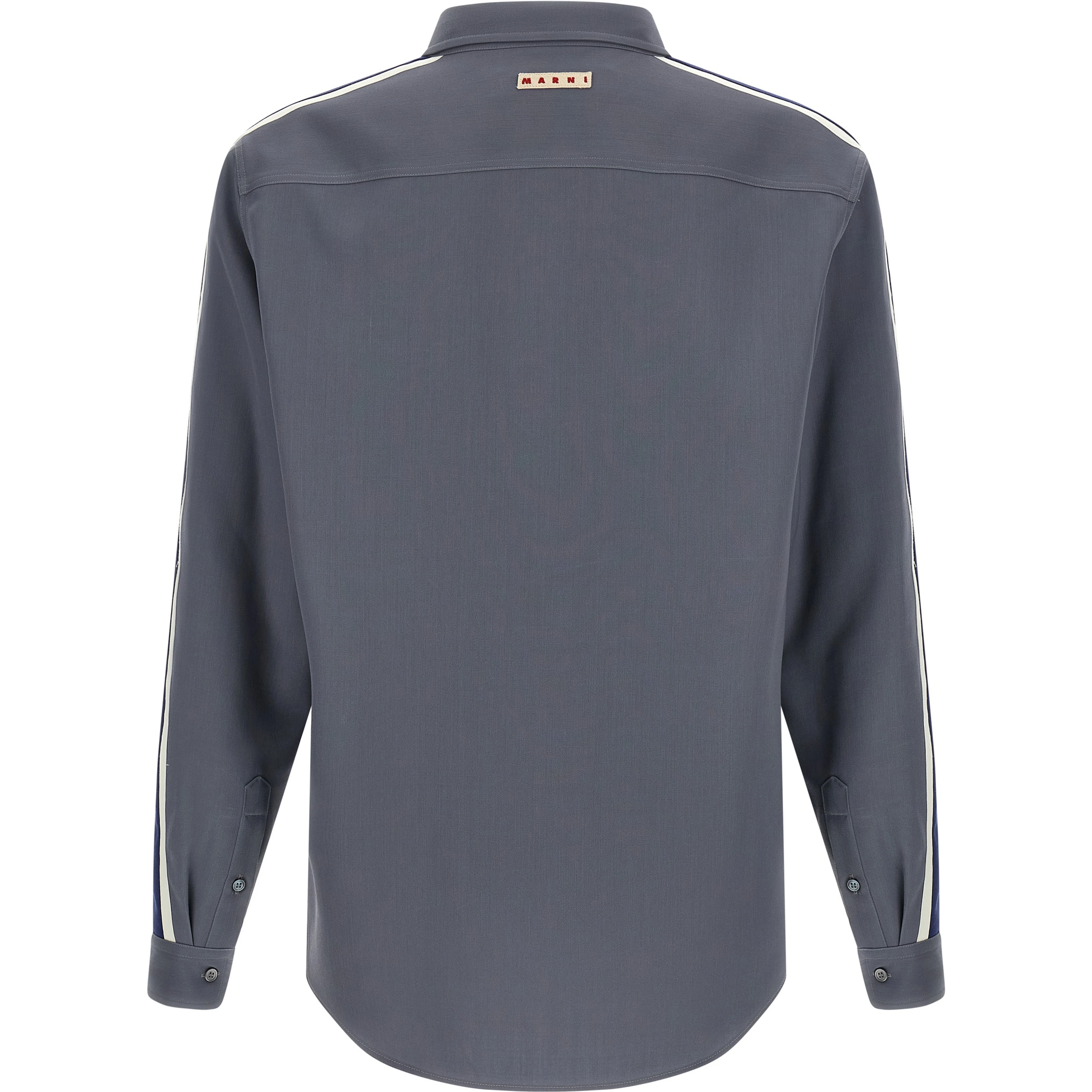 Gray Virgin Wool Blouse