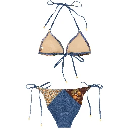 Multicolor Cotton Bikini