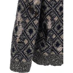 Multicolor Merino Wool Cardigan