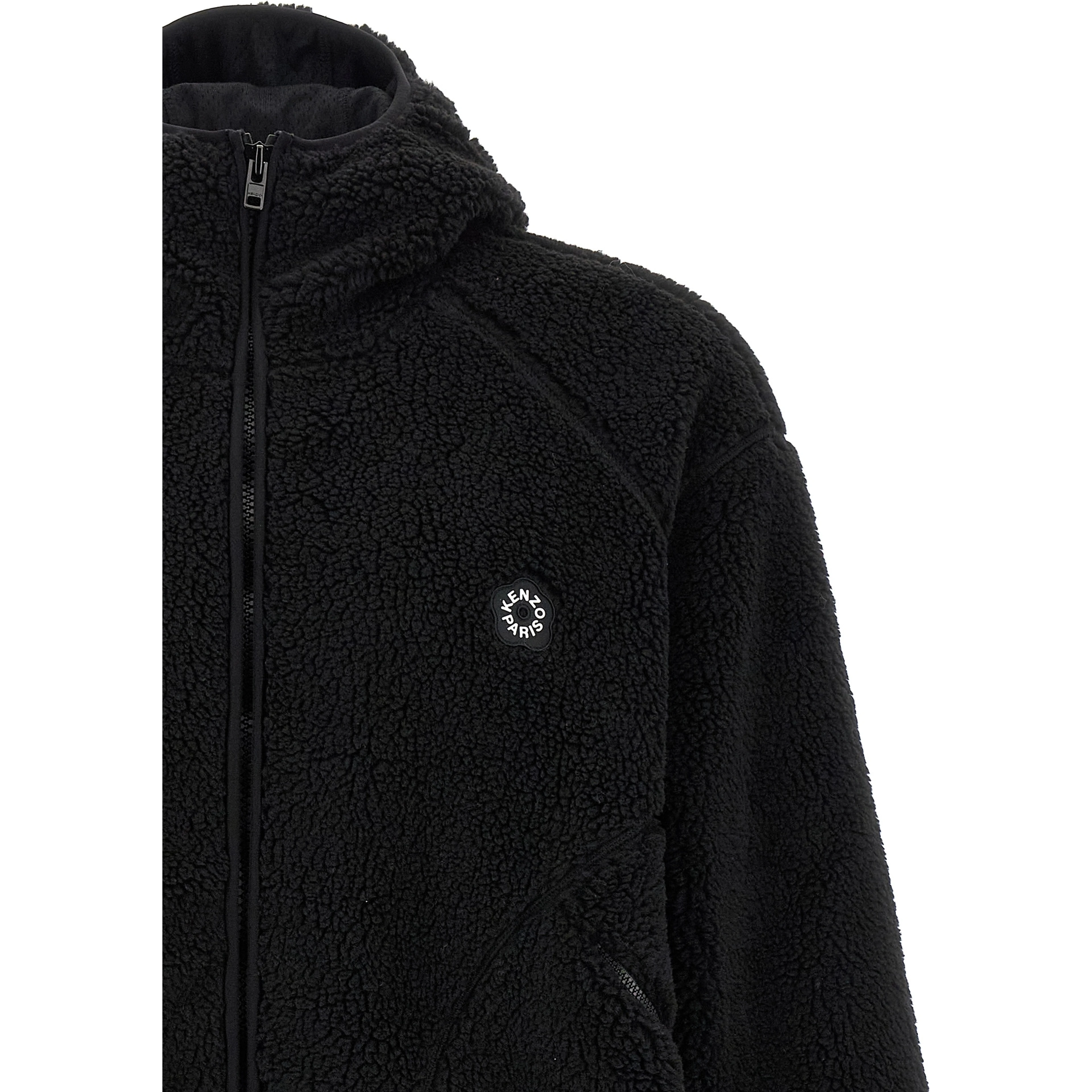 Black Polyester Sweatshirt