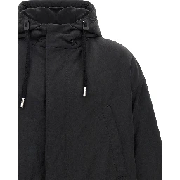 Gray Polyamide Parka