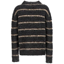 Gray Fabric Cardigan