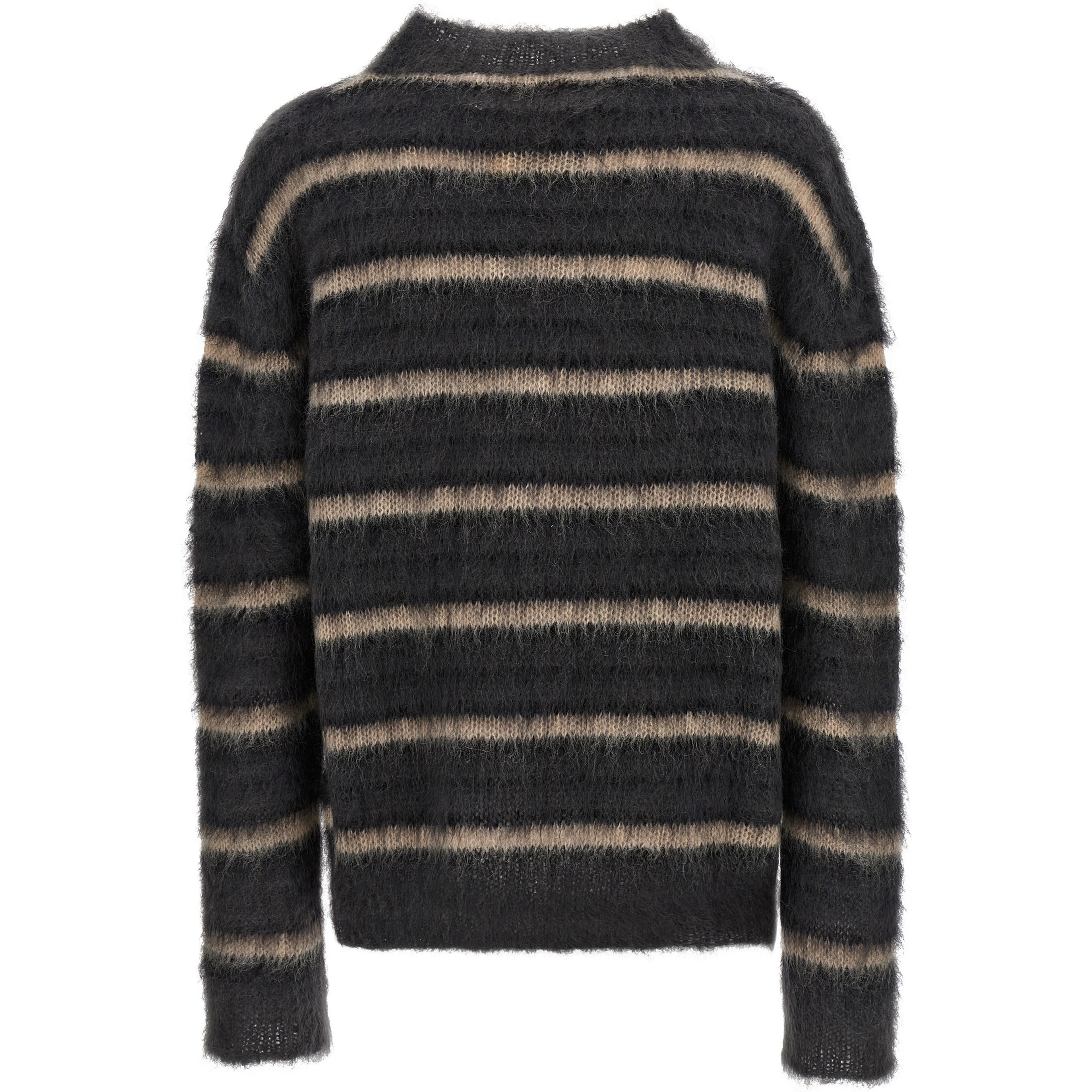 Gray Fabric Cardigan