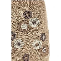 Beige Wool Long Skirt