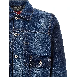 Blue Cotton Denim Jacket