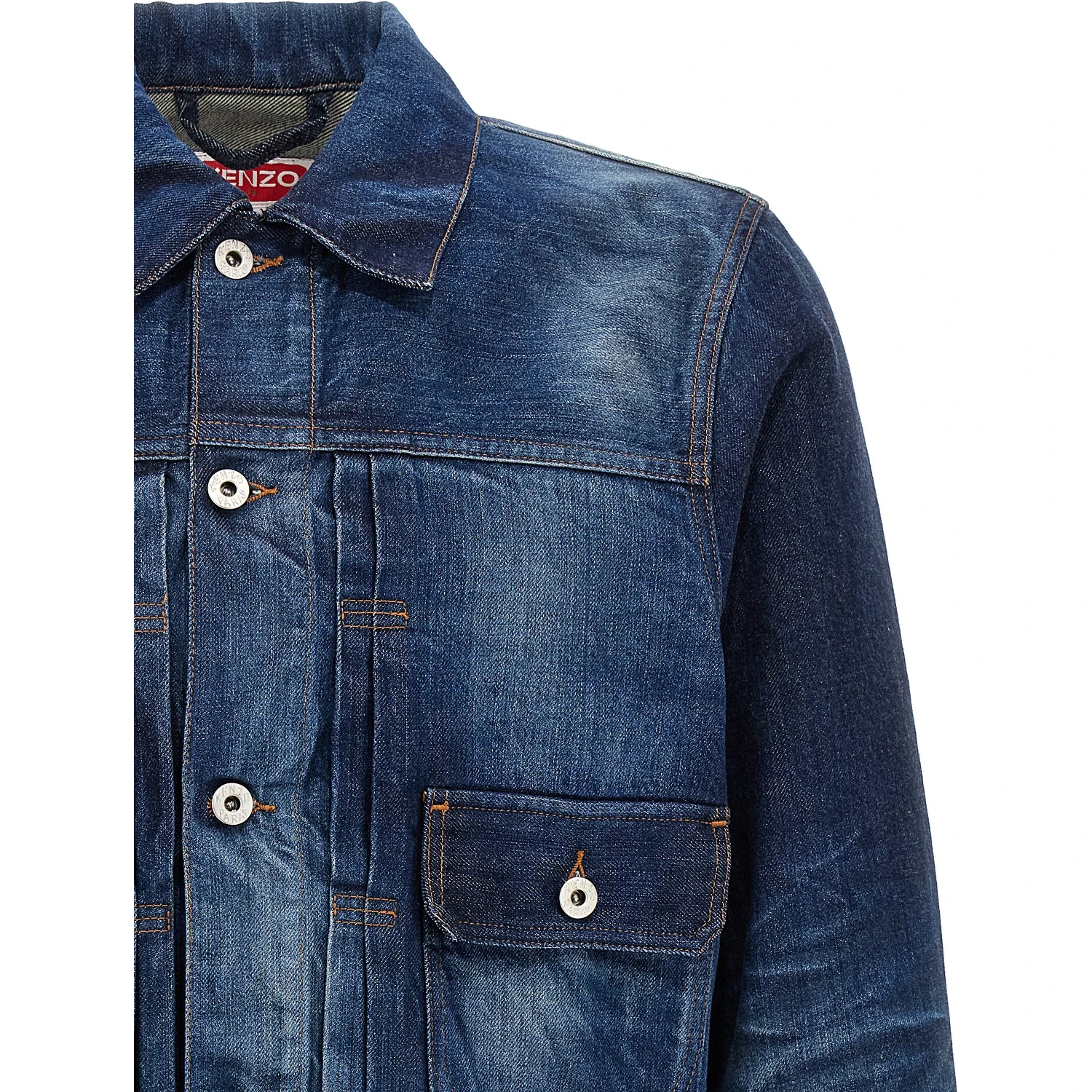 Blue Cotton Denim Jacket