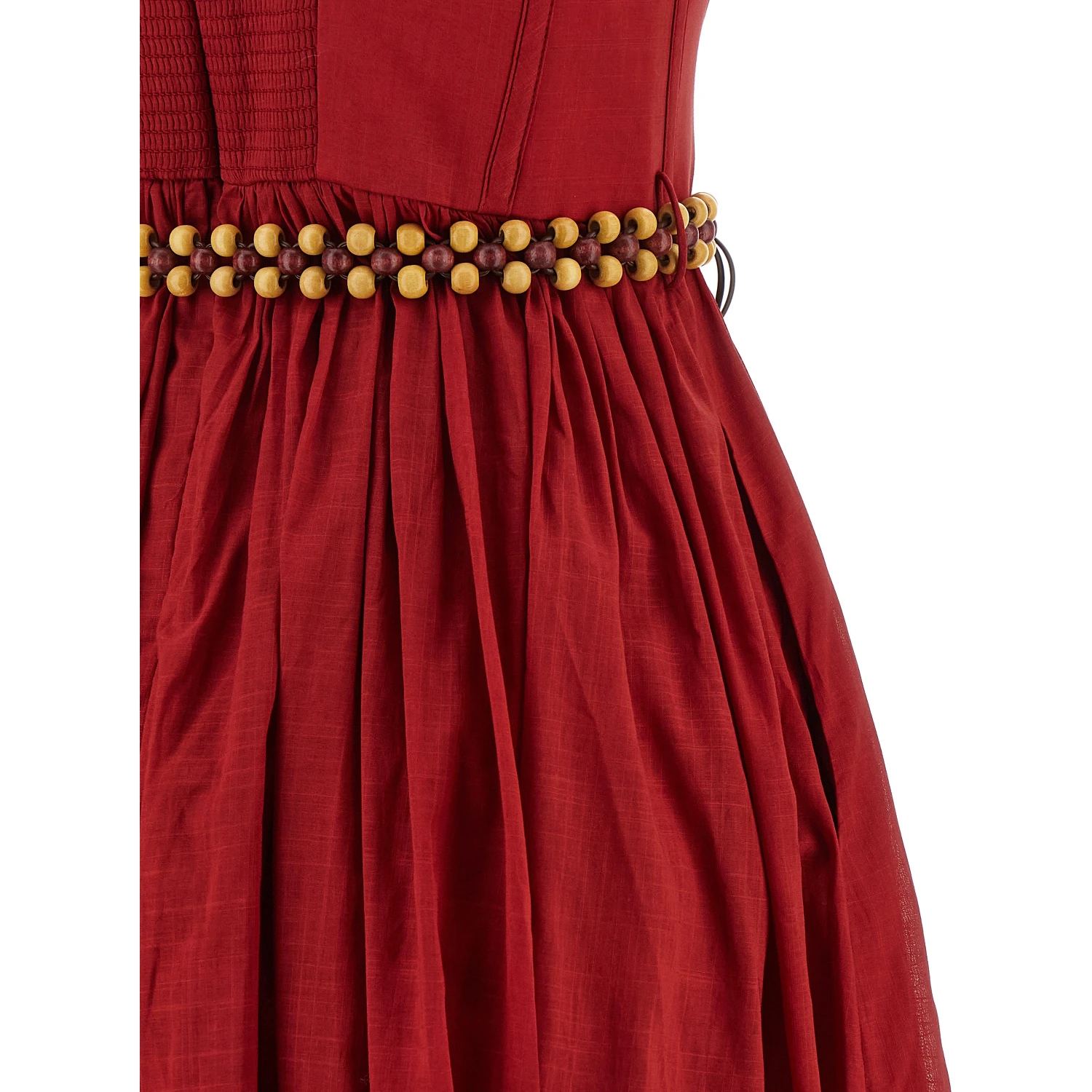 Multicolor Cotton Midi Dress