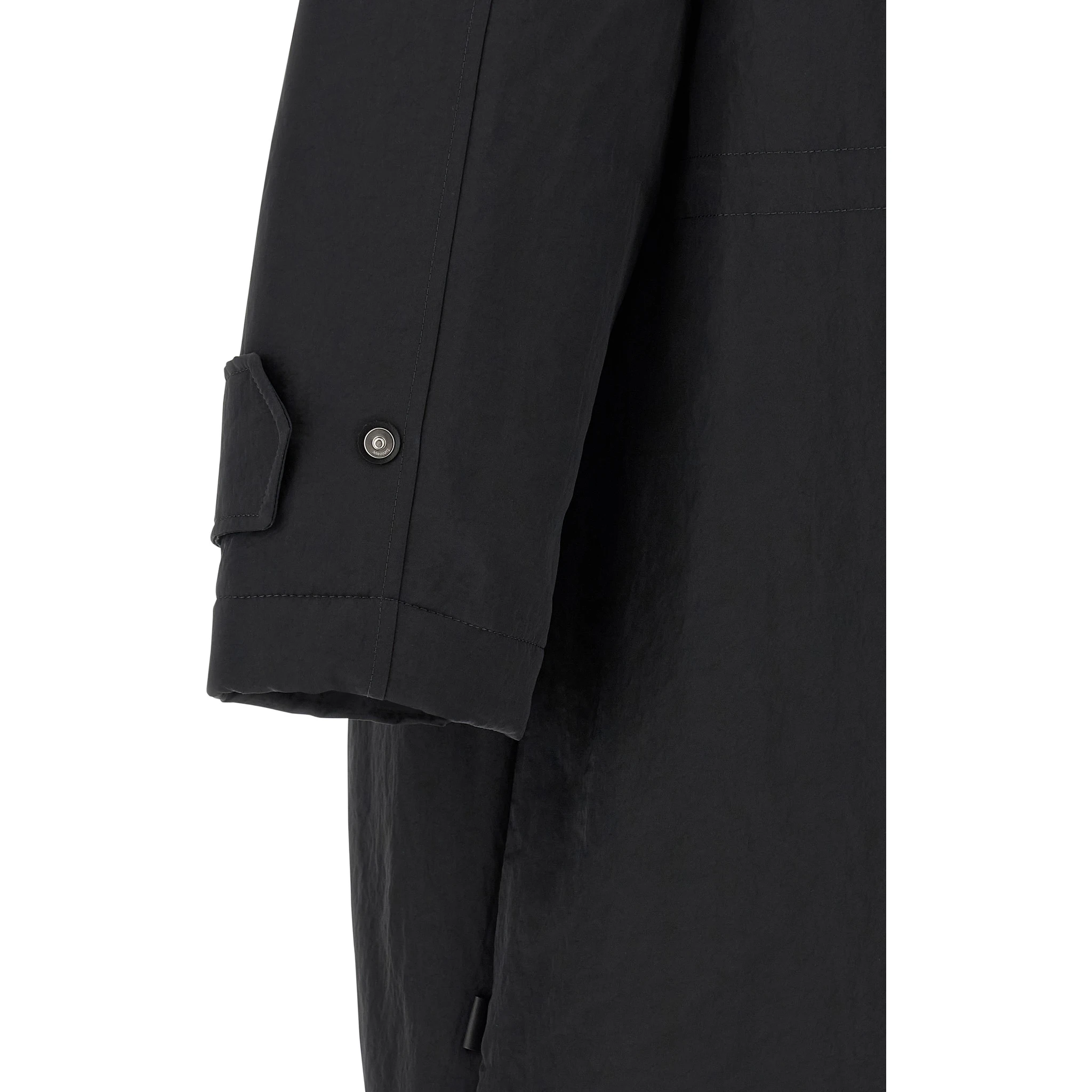 Gray Polyamide Parka