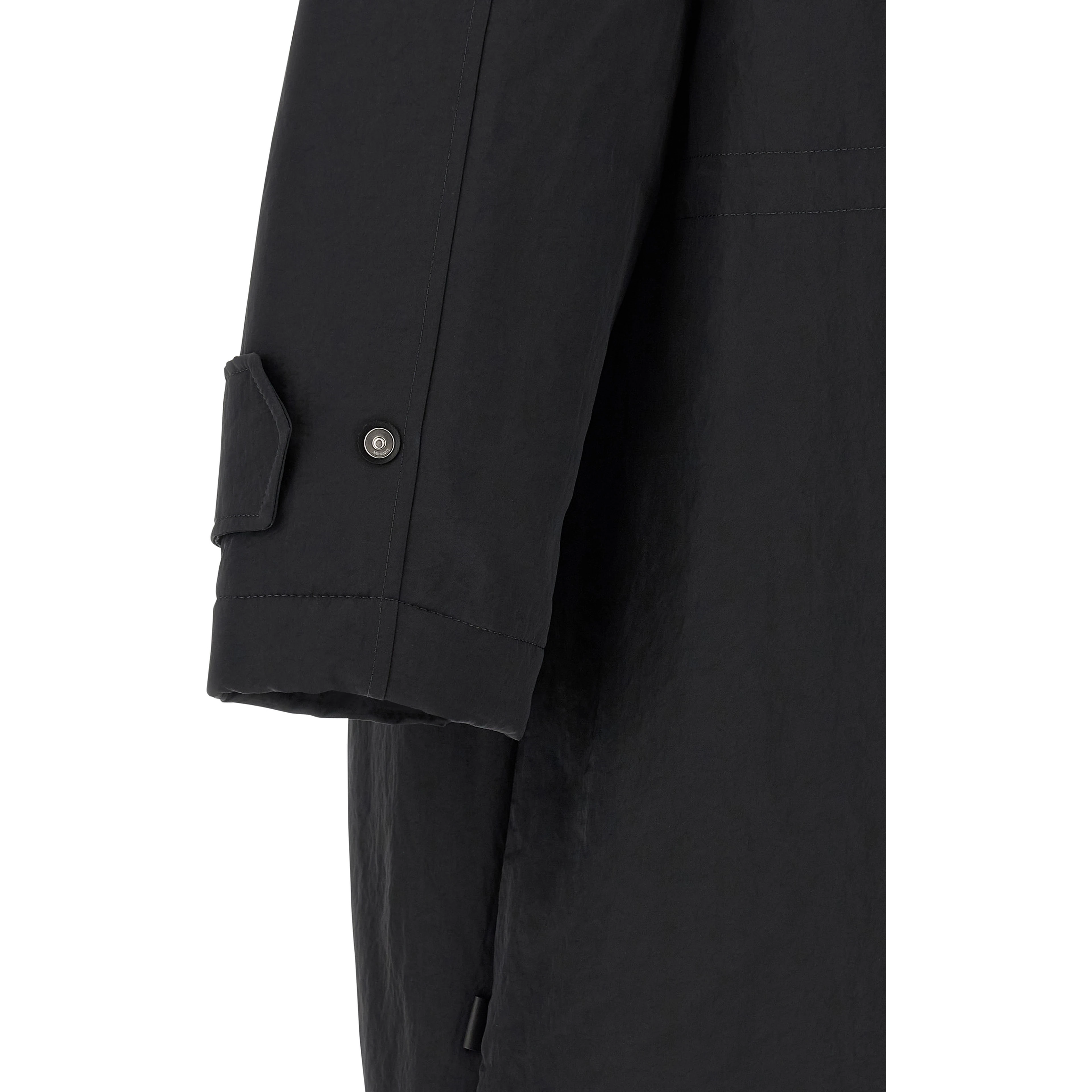 Gray Polyamide Parka