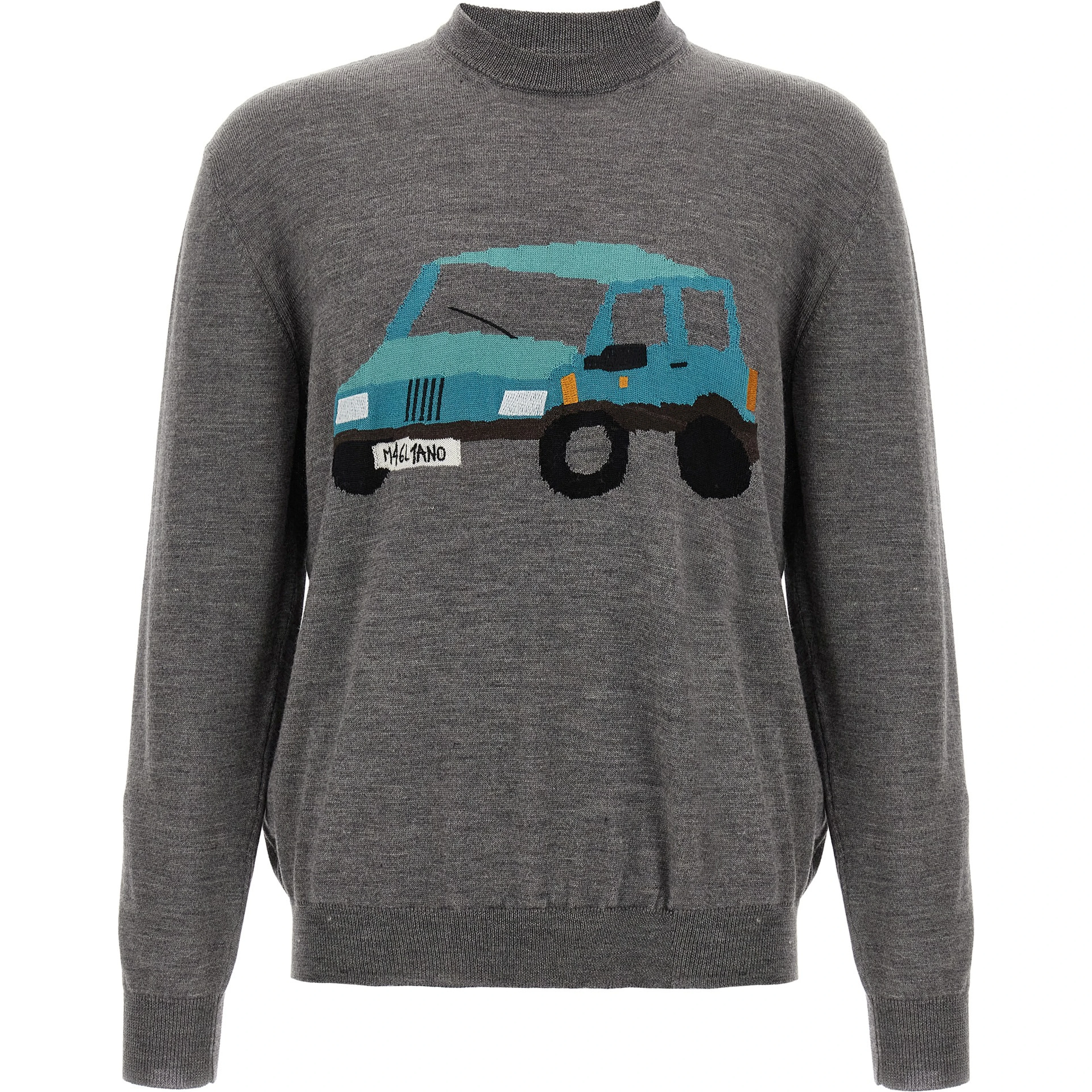Gray Wool Cardigan