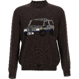 Brown Wool Cardigan
