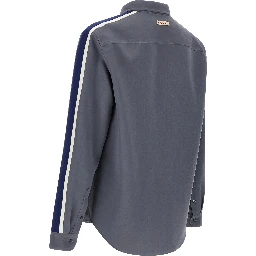 Gray Virgin Wool Blouse