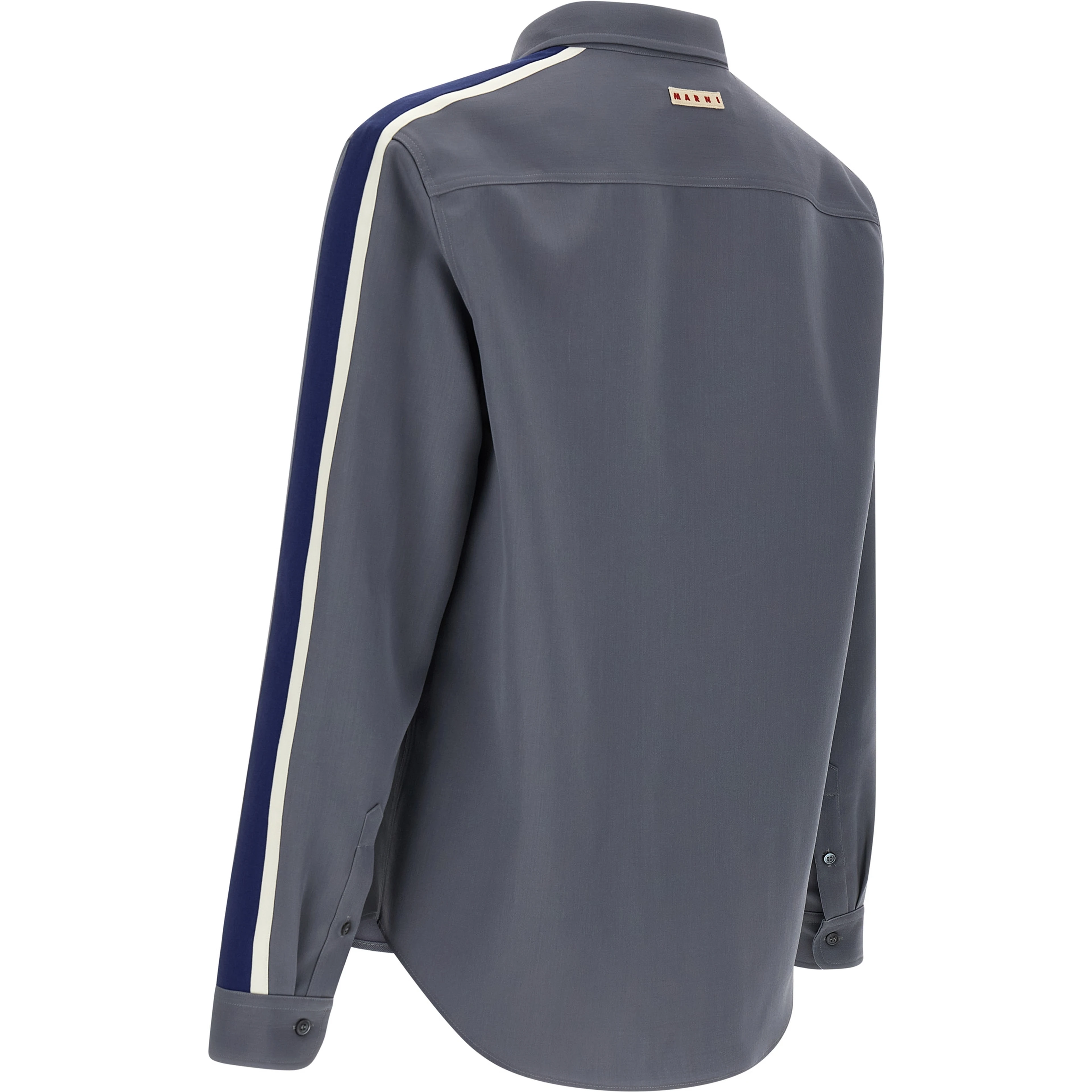 Gray Virgin Wool Blouse