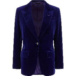 Blue Cotton Blazer