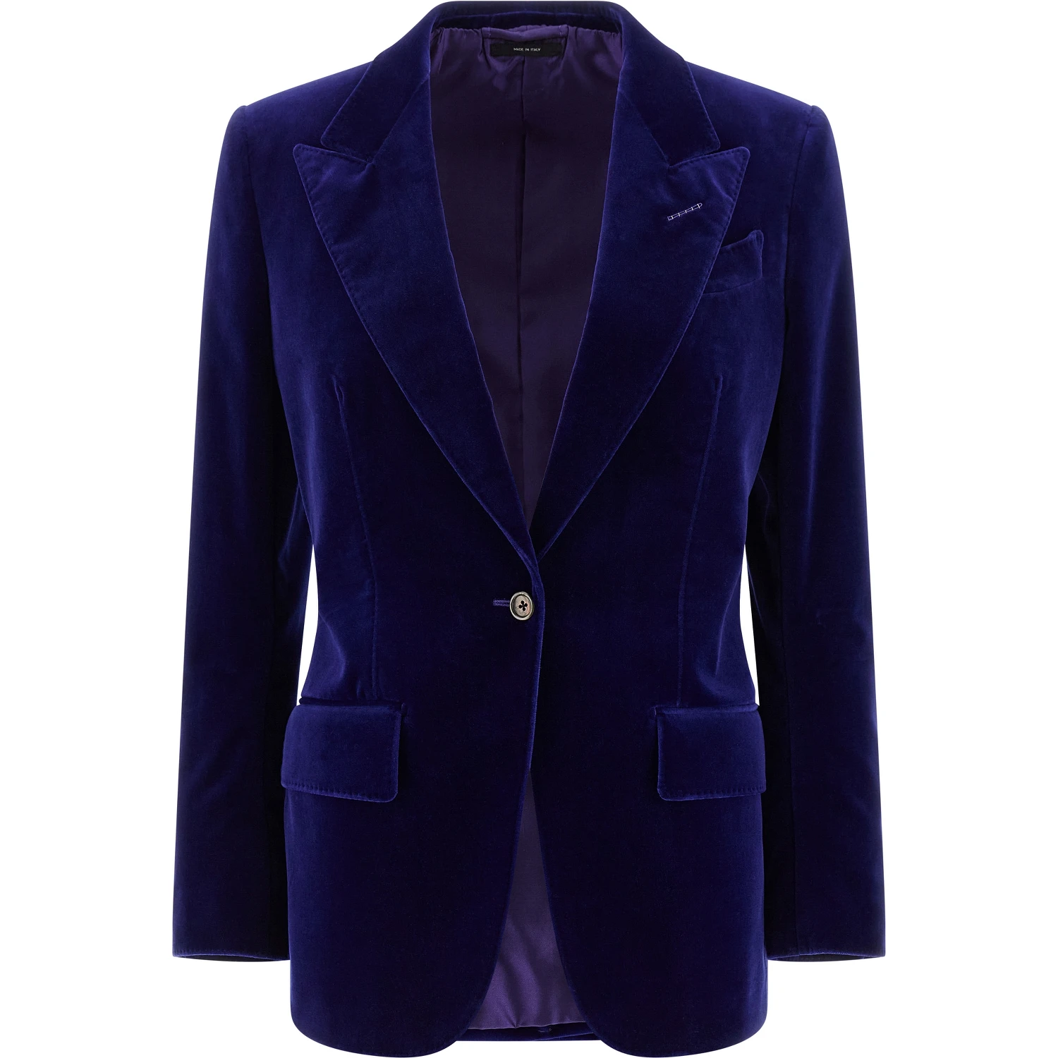 Blue Cotton Blazer