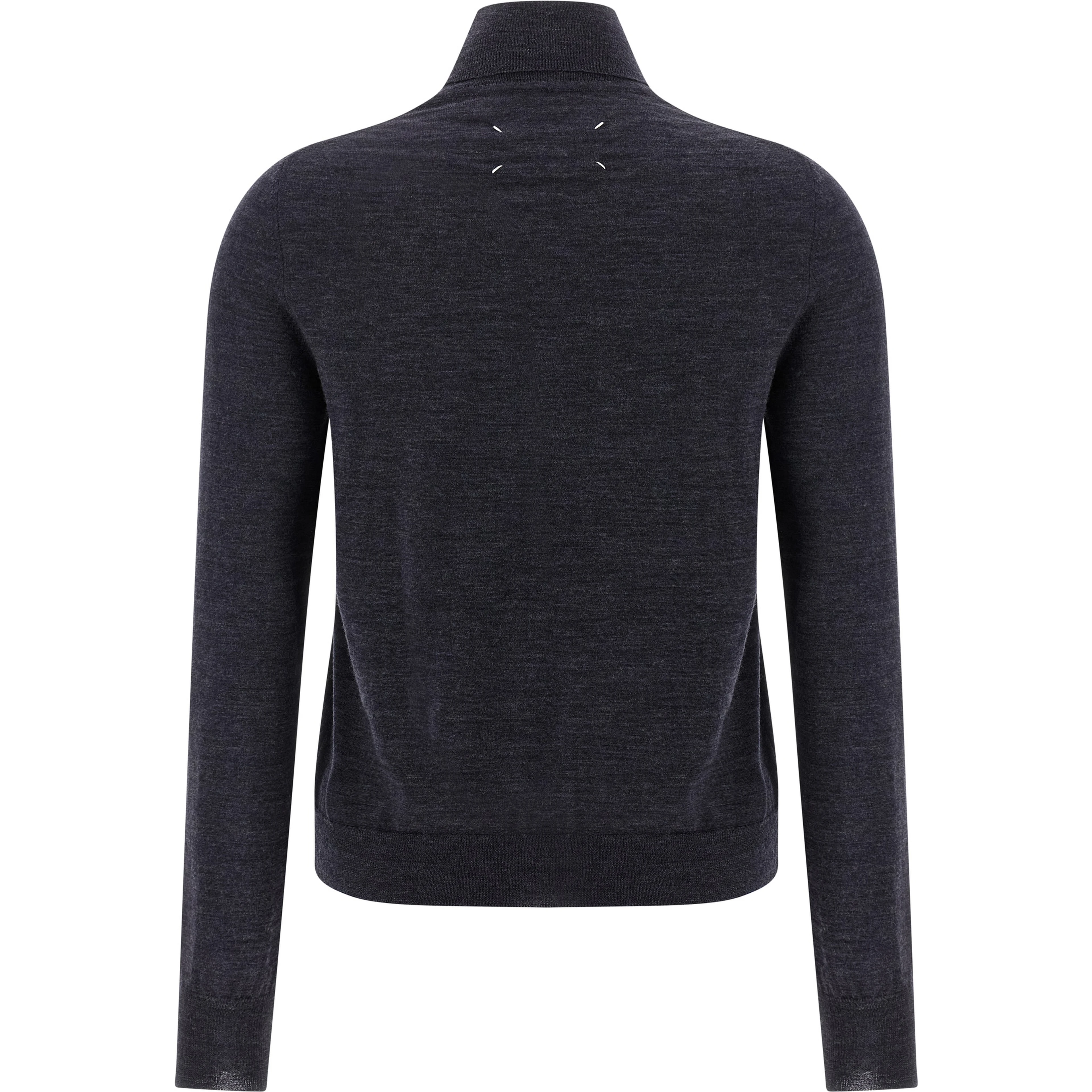 Blue Wool Cardigan