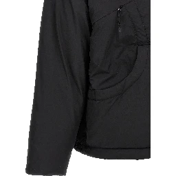 Black Polyester Shell Jacket