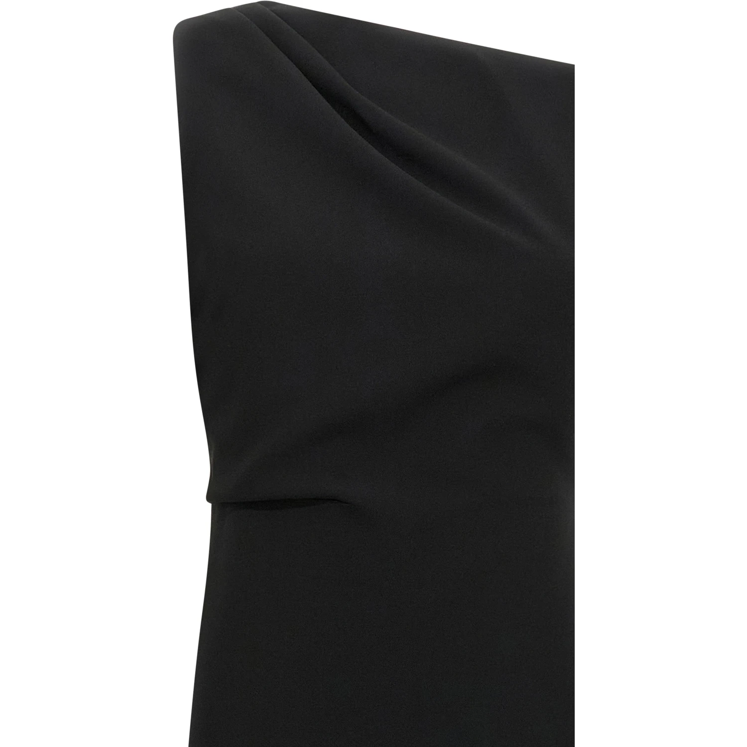 Black Triacetate Long Dress