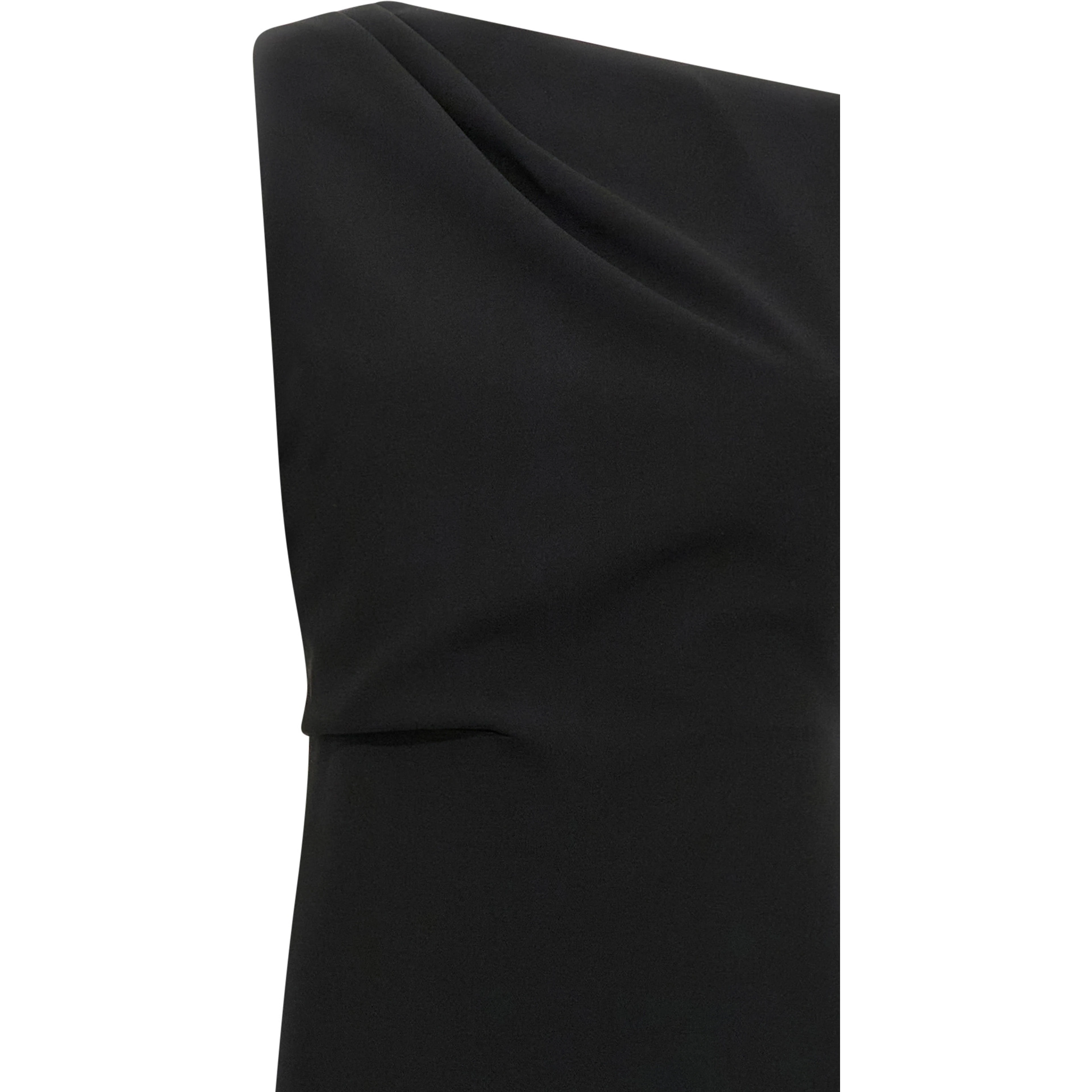 Black Triacetate Long Dress