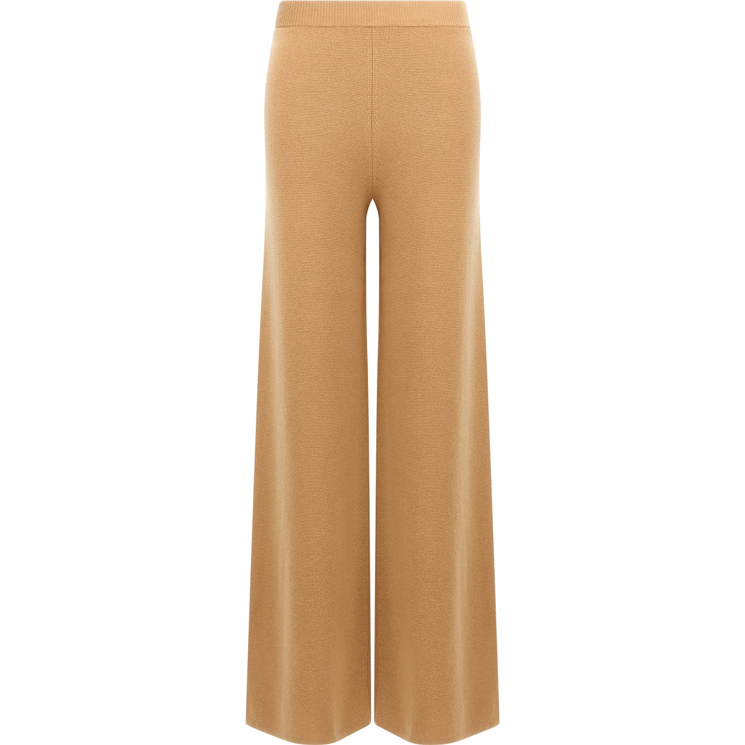 Brown Wool Casual Pants