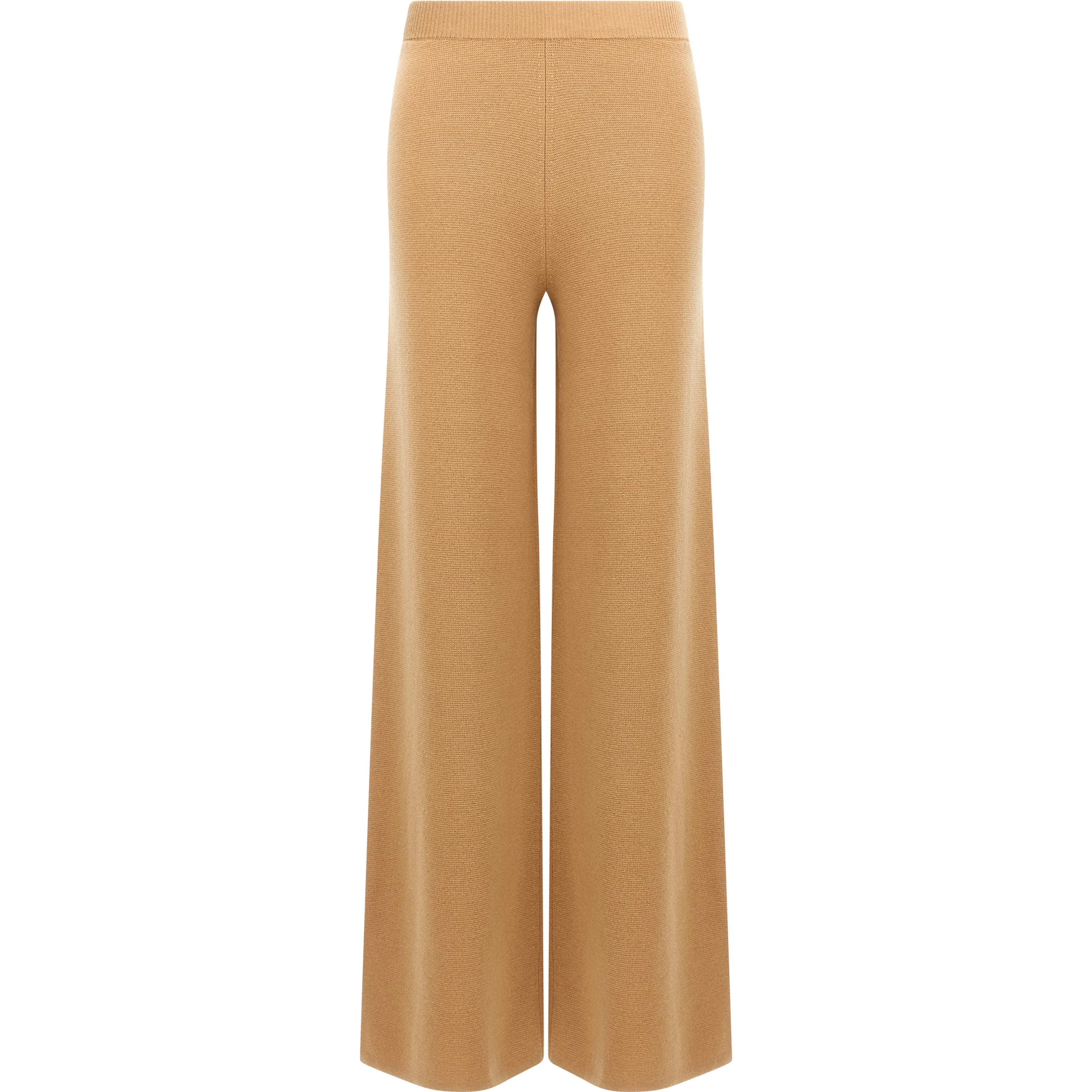 Brown Wool Casual Pants