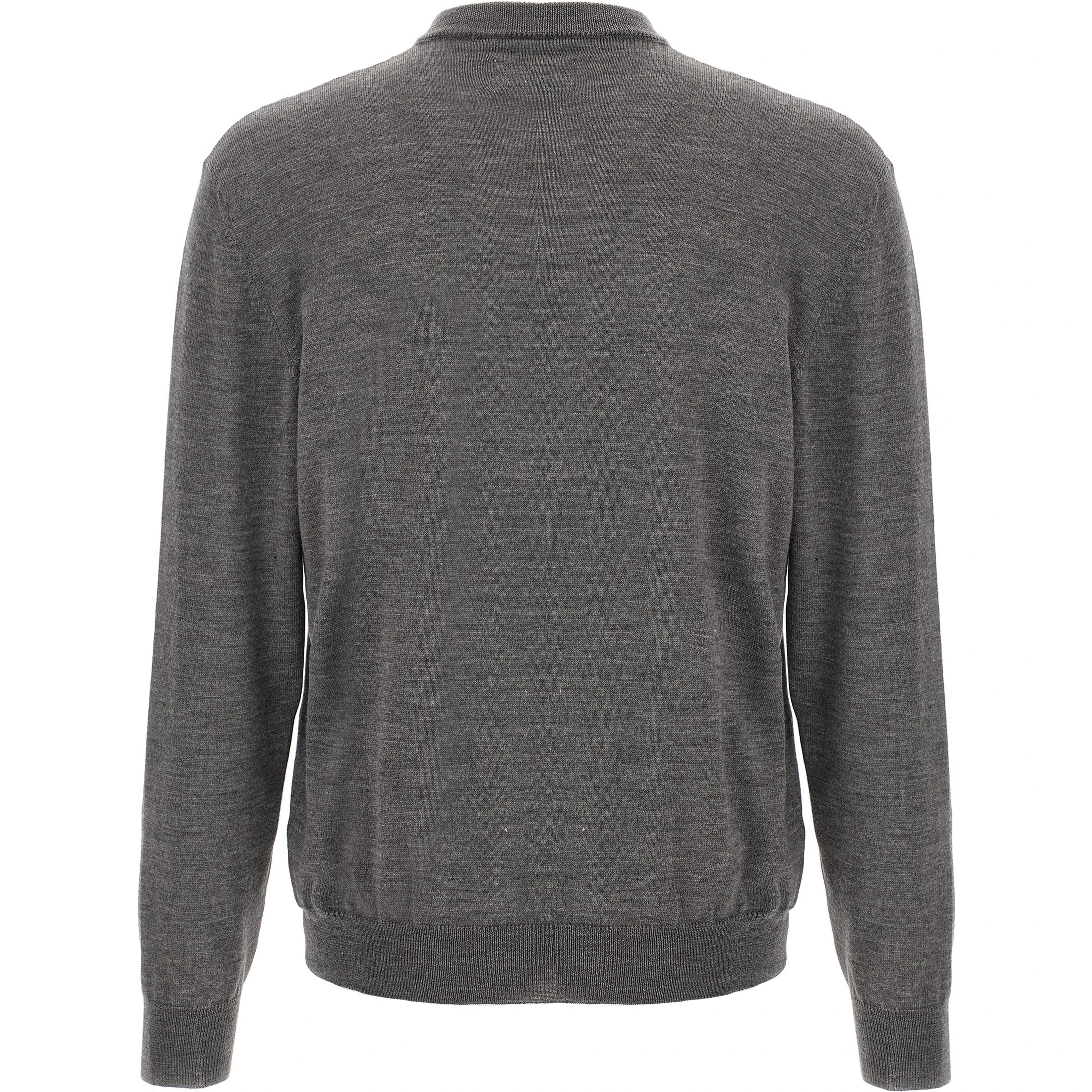 Gray Wool Cardigan