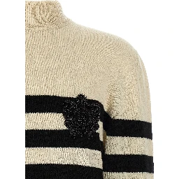 Bicolor Wool Cardigan