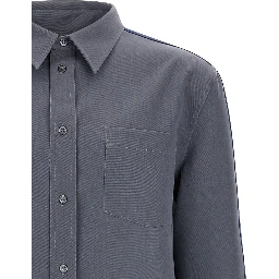 Gray Virgin Wool Blouse