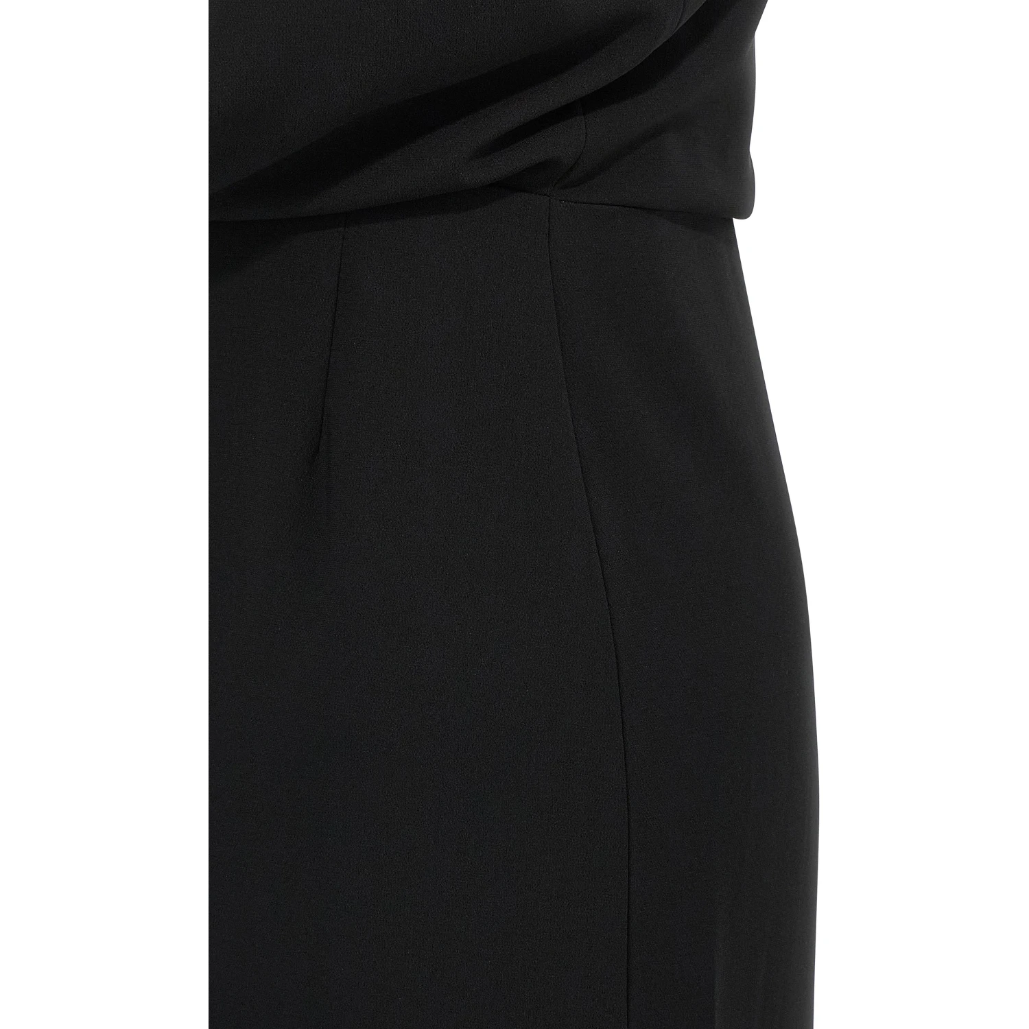 Black Triacetate Long Dress