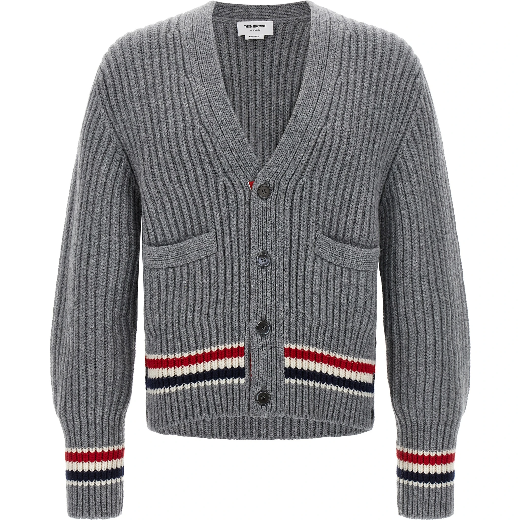 Gray Cashmere Cardigan