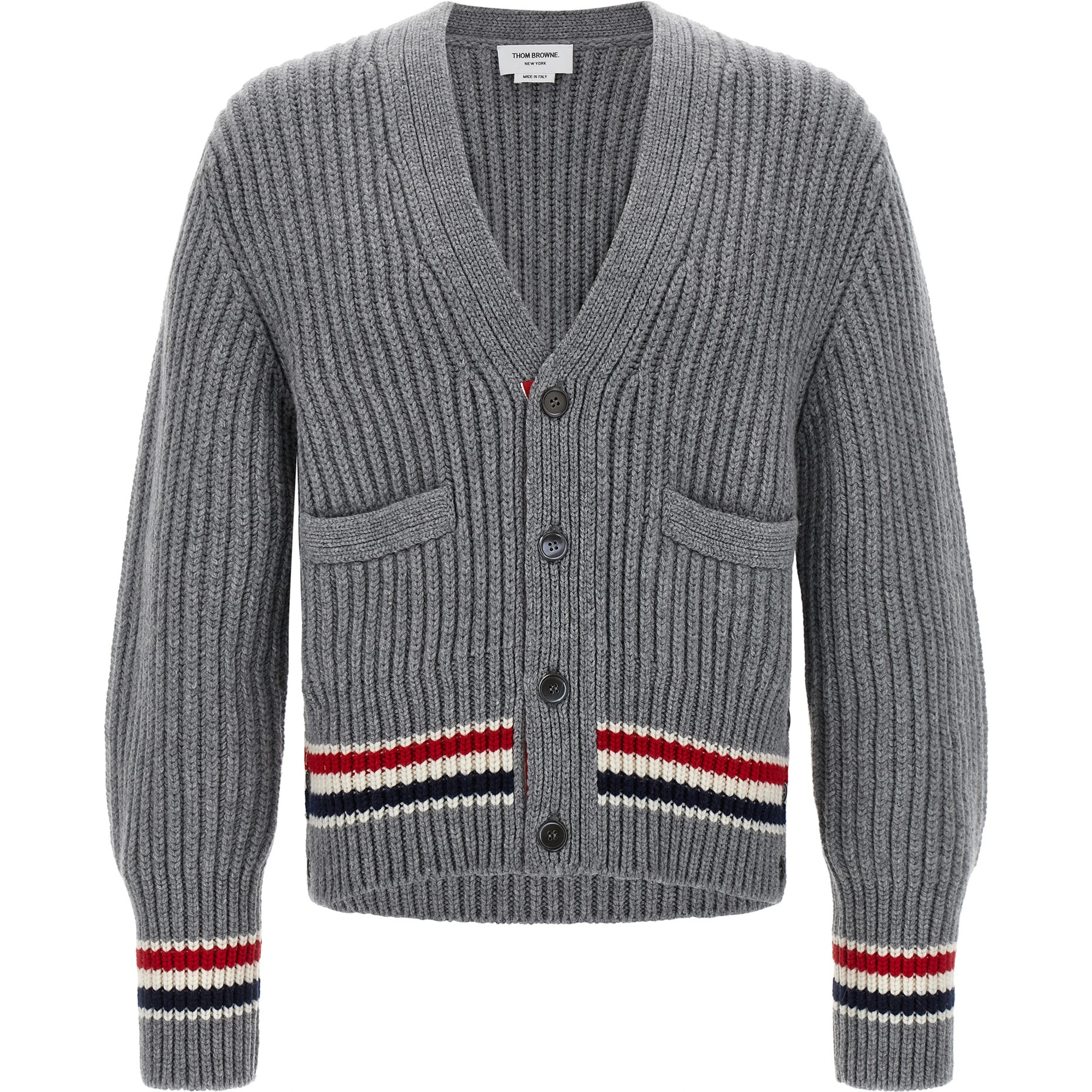 Gray Cashmere Cardigan