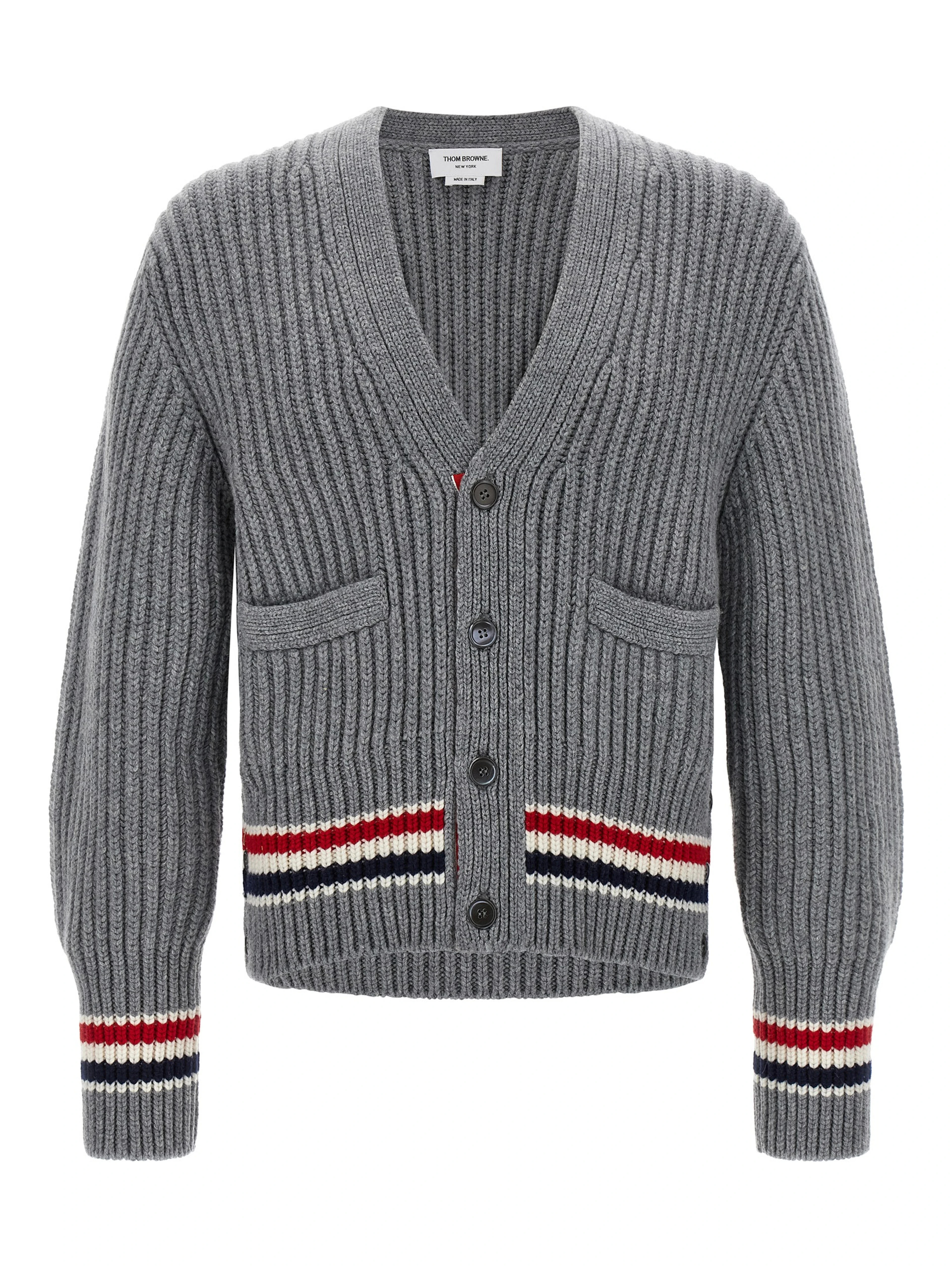 Gray Cashmere Cardigan