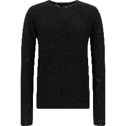 Black Wool Cardigan