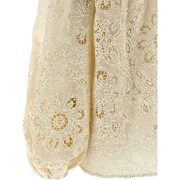 Beige Polyester Blouse