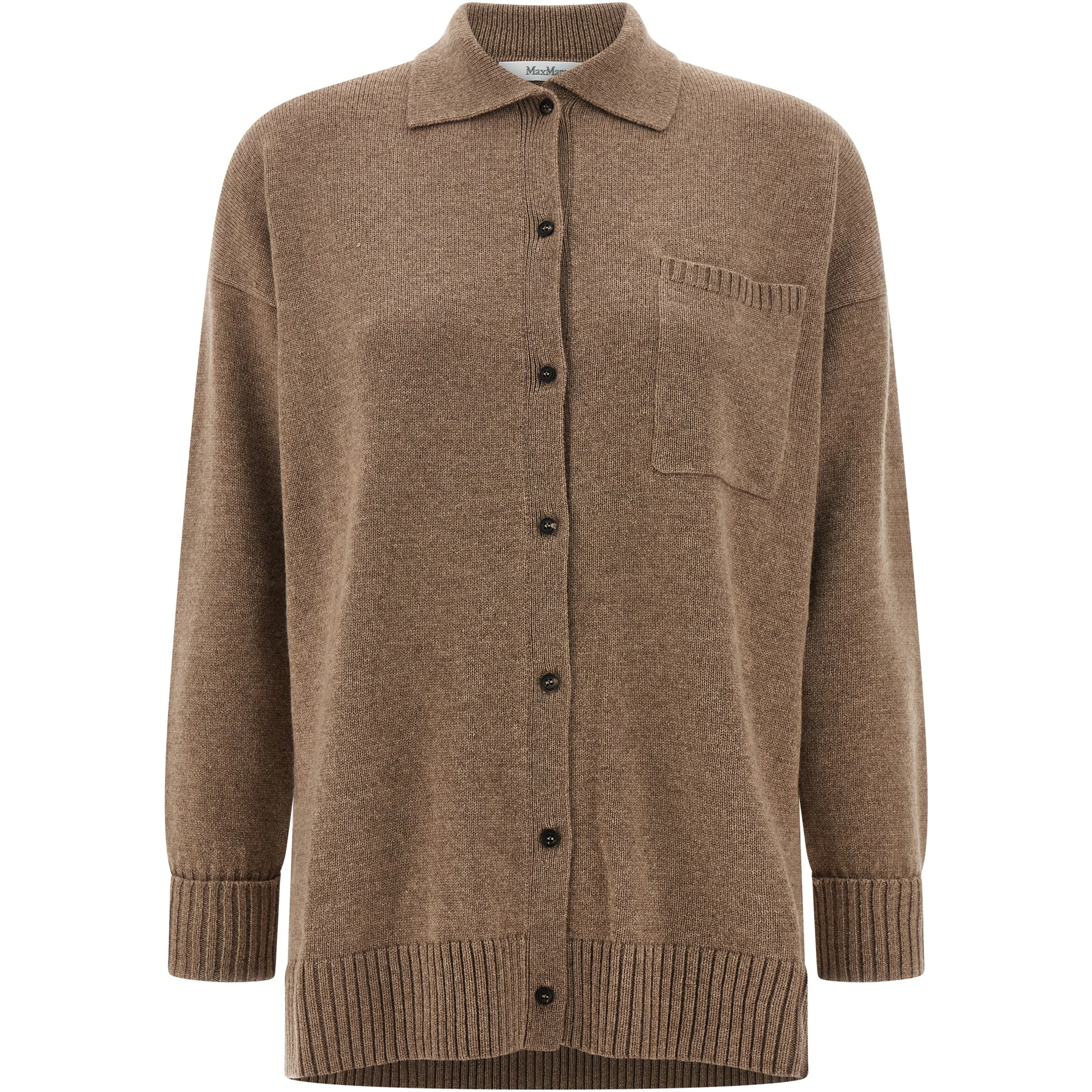 Brown Cashmere Cardigan